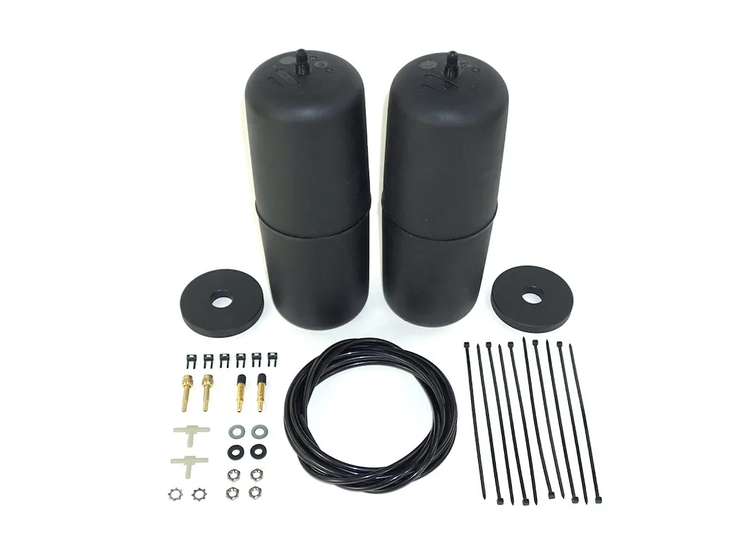 HP10686 – PACBRAKE Helper Spring Kit, In-Coil Air Spring Frame Mount Up To 2000 Pound Load Capacity Air Adjustable Fr...